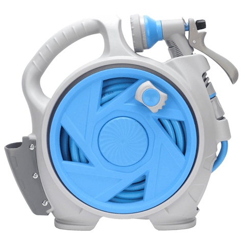 Chariot À Bobine De Tuyau D'arrosage Portable, Ensemble De Pistolet De Pulvérisation D'eau, Pour Jardin Et Voiture