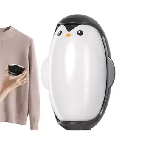 Brosse Anti-Peluches Pingouin – Lavable, Portable et Réutilisable
