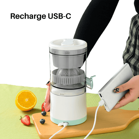 Presse de Fruits Electrique Sans fil, USB Rechargeable Pour Usage Domestique