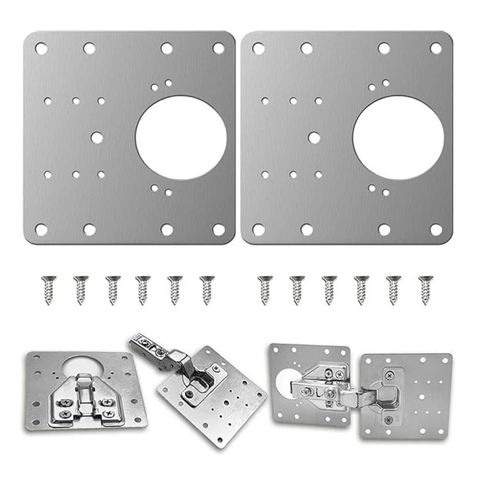 Plaque de Réparation de Charnière en Acier Inoxydable