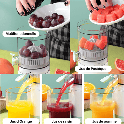Presse de Fruits Electrique Sans fil, USB Rechargeable Pour Usage Domestique