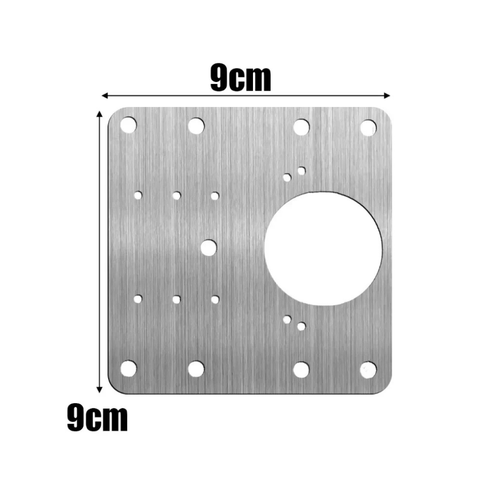 Plaque de Réparation de Charnière en Acier Inoxydable