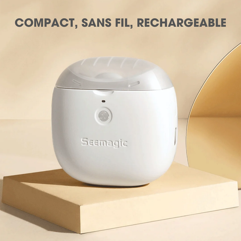 Coupe-Ongles Électrique Portable avec Lumière, Design Incurvé sans Fil