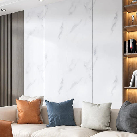 Adhésif Autocollant Effet Marbre Blanc