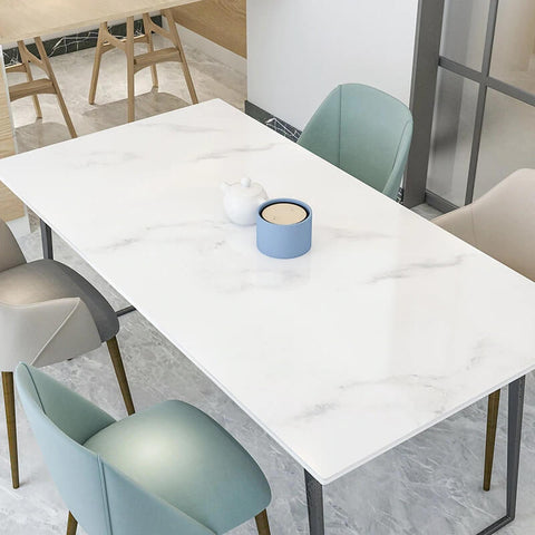 Adhésif Autocollant Effet Marbre Blanc