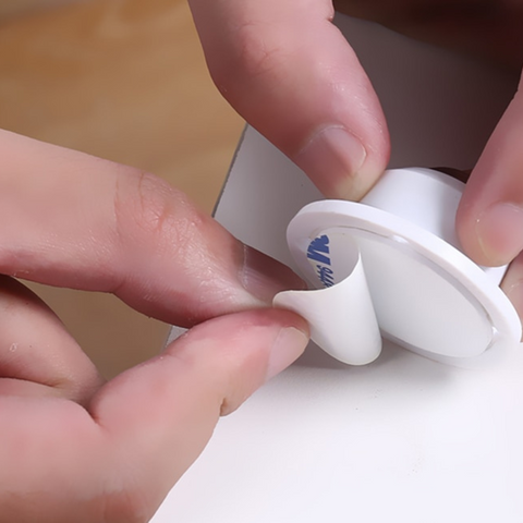 4 Pièces de Mini Roues Pivotantes Auto-Adhésives en Acier Inoxydable