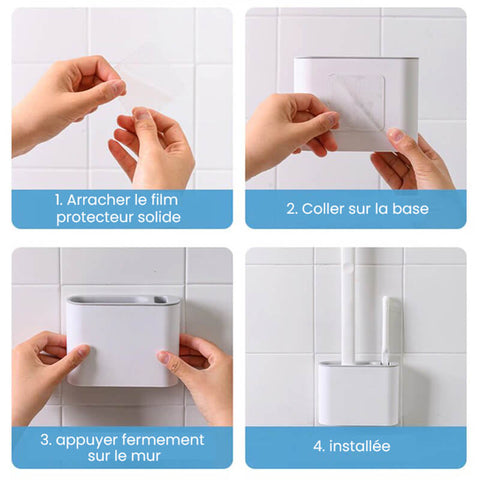 Brosse de Toilette en Silicone TPR