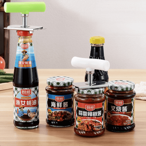 Ouvre-bocal Réglable en Acier Inoxydable, Ouvre-Bouteille, Accessoires de Cuisine.