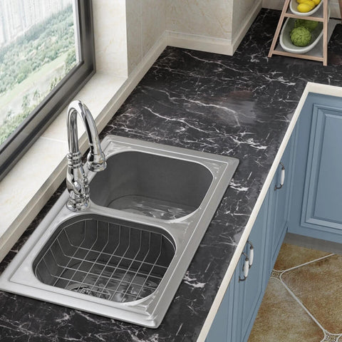 Adhésif Autocollant Effet Marbre Noir