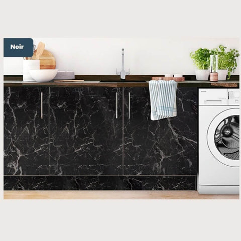 Adhésif Autocollant Effet Marbre Noir