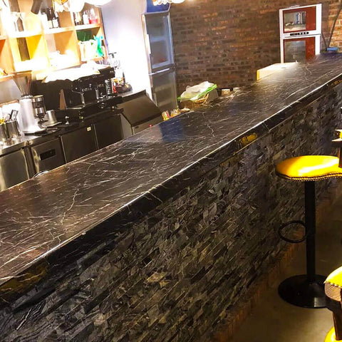 Adhésif Autocollant Effet Marbre Noir